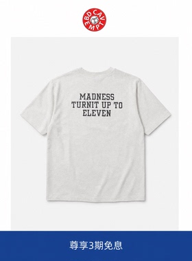 【BD CAVEMPT】MADNESS T-SHIRT 11周年成都限定字母印花短袖T恤