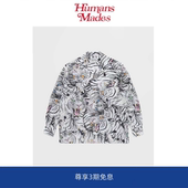 Humans LEHI Mades 21AW TIM 虎纹图腾满印夏威夷长袖 衬衫
