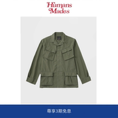 Humans Mades 美式 户外宽松多口袋上衣工装 风复古外套夹克男女