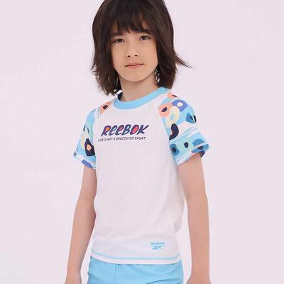 锐步童装速干透气短袖短裤套装