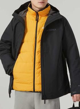 正品阿迪达斯羽绒服男冬季户外防风保暖鹅绒休闲棉羽外套IL8972