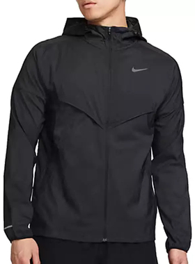 Nike耐克外套男装 透气舒适连帽运动休闲夹克FB7541-010