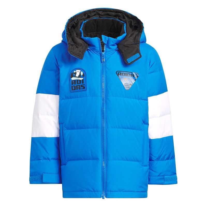 阿迪达斯儿童连帽保暖外套羽绒服