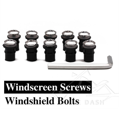 摩托车S1000R S1000RR S1000XR HP4 改装挡风螺丝风挡不锈钢螺母