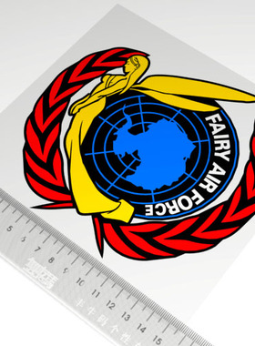 丰牛码 战斗妖精雪风 SUPER SYLPH 标志 反光贴