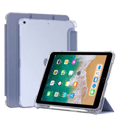 适用于iPad5-11代透明带笔槽壳