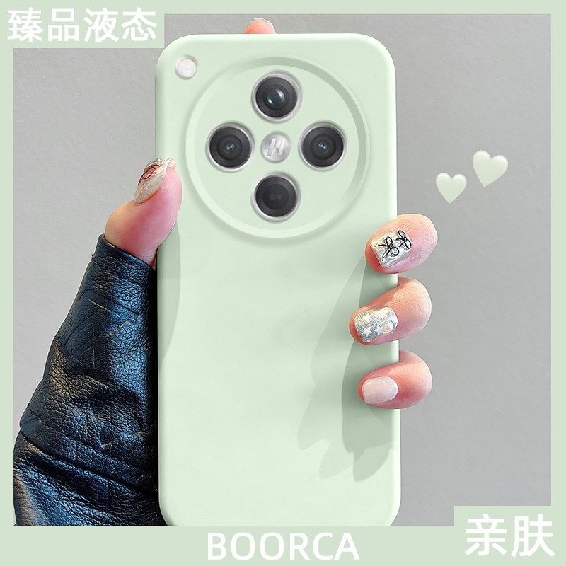 BOORCA适用于oppo findx8手机壳x9spro新款x8/x9ultra臻品oppofindx9pro液态硅胶保护套x8s/+十全包防摔情侣