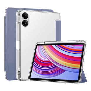 BOORCA适用于redmipadpro平板保护套红米kpad壳小米红米padpro带笔槽红米pad2/pro透明红米se8.7三折se11硅胶