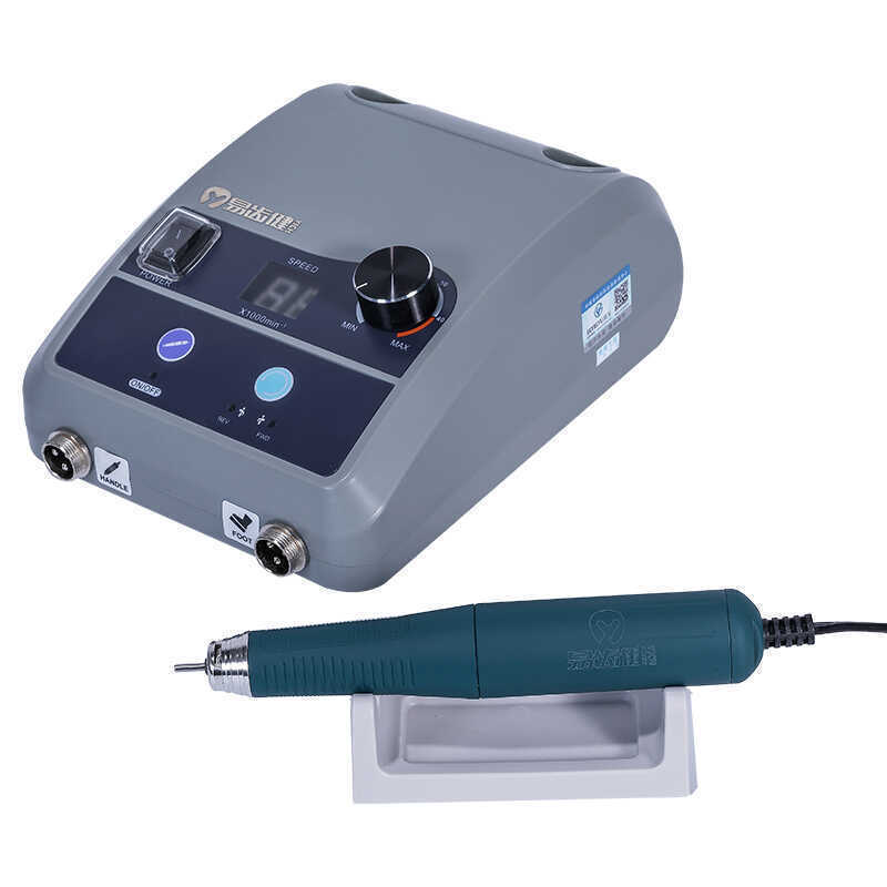 易齿健无碳刷打磨机 义齿蜜蜡翡翠木橄榄核无刷雕刻机103双卡手柄