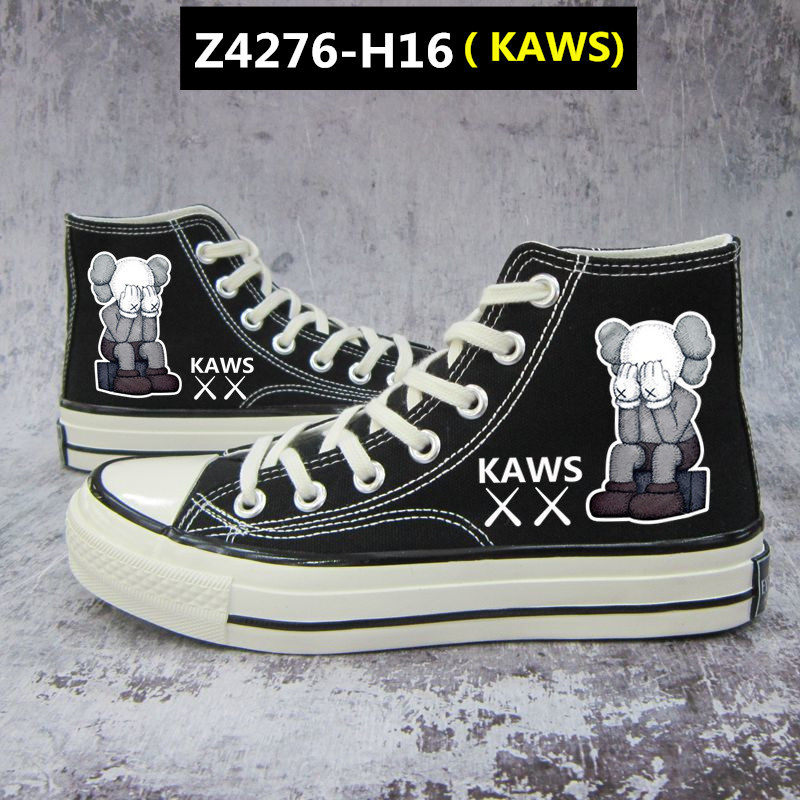 春秋帆布鞋男1970S卡通动漫kaws芝麻街学生鞋夏季帆布男高帮布鞋在类目 流行男鞋, 帆布鞋中 - 来自Buy2taobao.com提供专业的淘宝代购服务