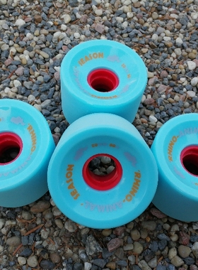 【木雪】季末SEASON 70*51mm犀牛长板轮公路续航轮80A奶油蓝色