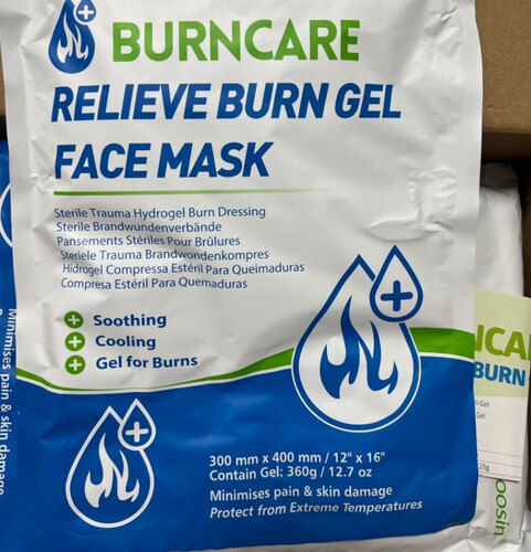 急救烧伤凝胶 烧伤面罩 敷料胶布 Relieve burn gel   30x40CM