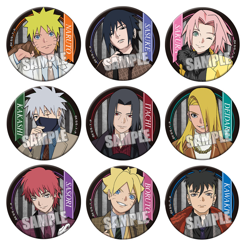 日本火影吧唧徽章亮膜铁底