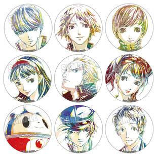 女神异闻录4徽章 PERSONA4动漫吧唧 鸣上悠/花村阳介胸章共9种/O