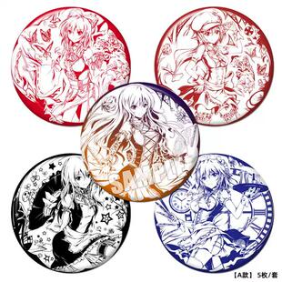 东方project 灵梦 魔理沙 咲夜 白莲日本动漫胸章徽章胸针定做A款