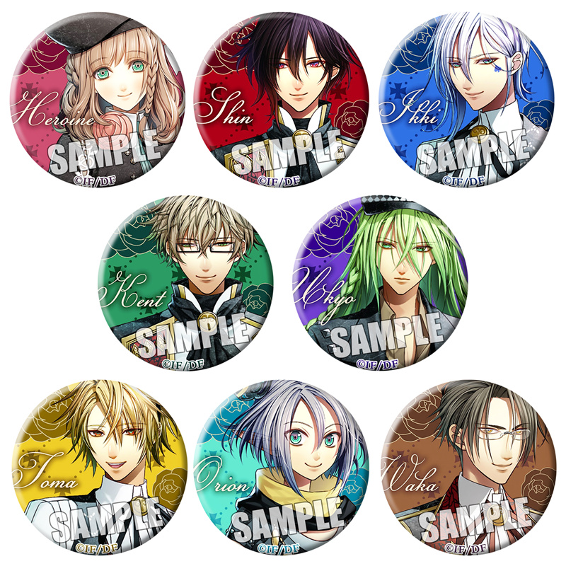 失忆症徽章 AMNESIA 精灵情缘动漫乙女游戏右京斗真胸章铁底吧唧A