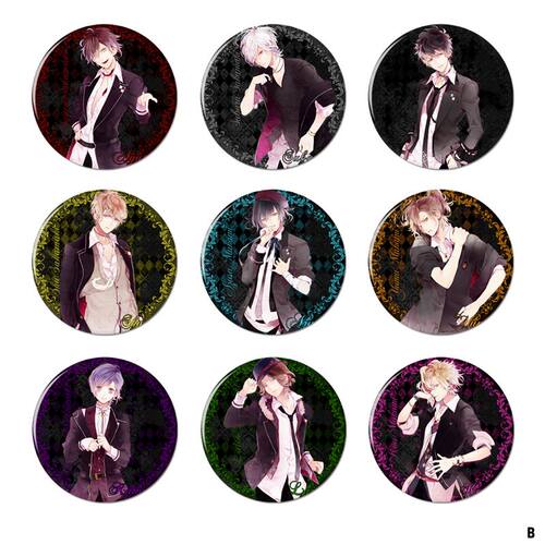 魔鬼恋人DIABOLIK LOVERS 抖S 逆卷 无神动漫周边吧唧胸章徽章B款