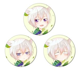 元气少女缘结神 巴卫 瑞希 奈奈生 鞍马动漫周边徽章胸章胸针B款