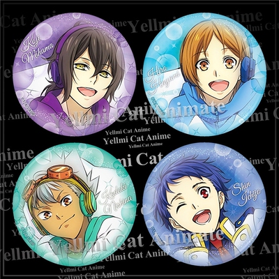 棱镜少男 King OF PRISM徽章 动漫胸章挂件吧唧随身镜周边全4款/B