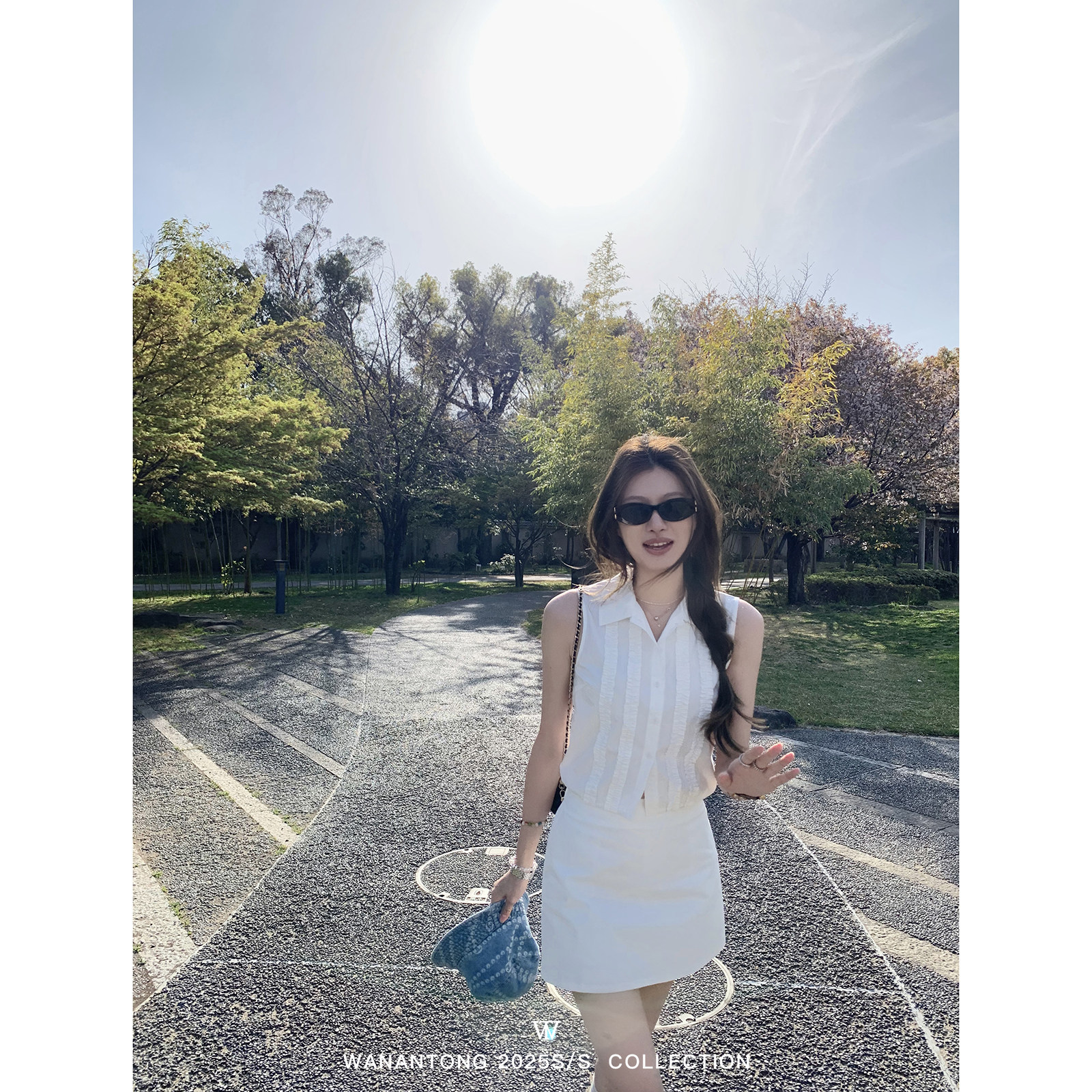 WANANTONG 魔法日记 智性少女通勤套组女夏季（衬衫/半裙,女装/女士精品,时尚套装,淘宝优惠券,粉丝福利购,淘宝优惠卷