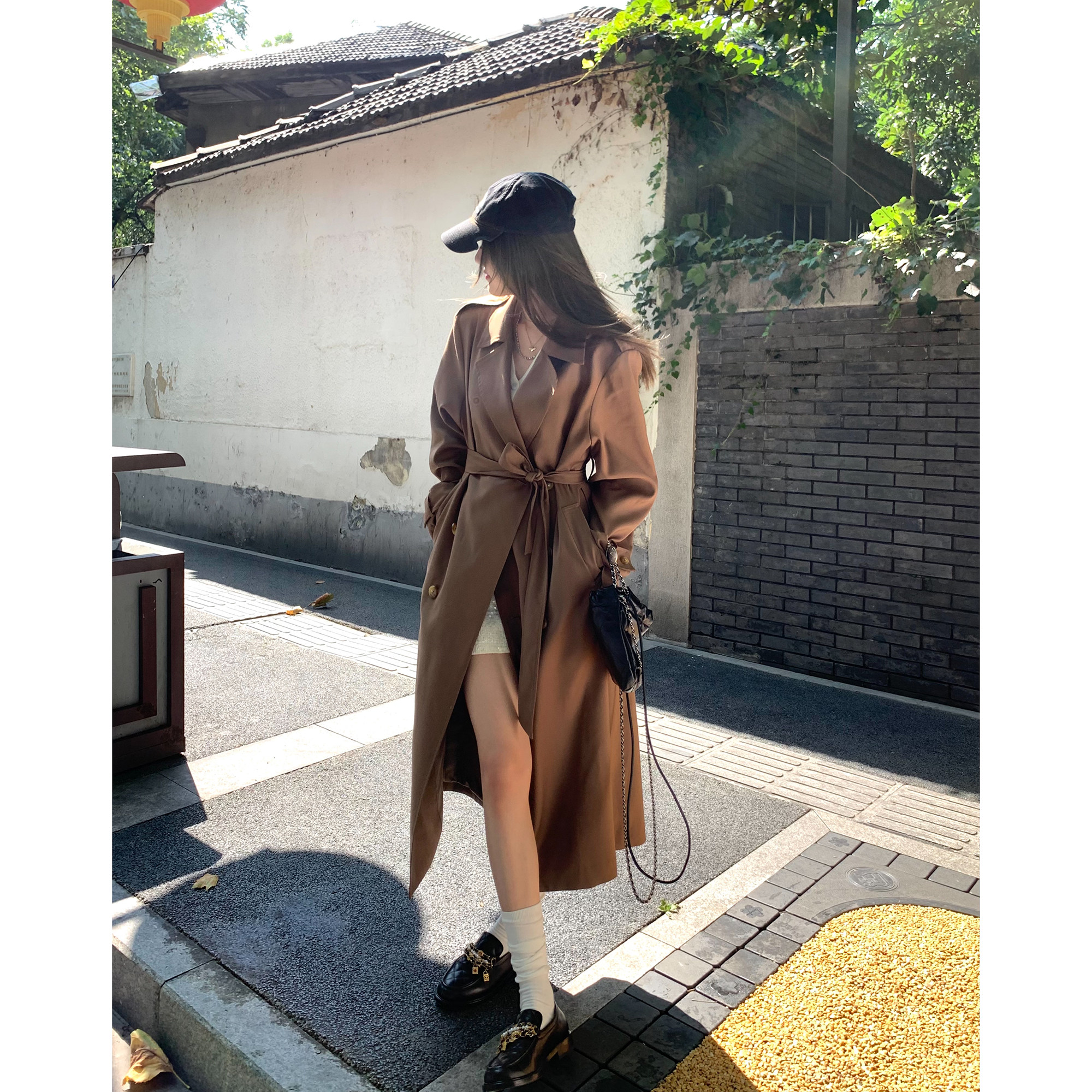WANANTONG 秋日宿命感 ther0w秀场肩章风衣 版型满分 秋季外套女属于什么档次？