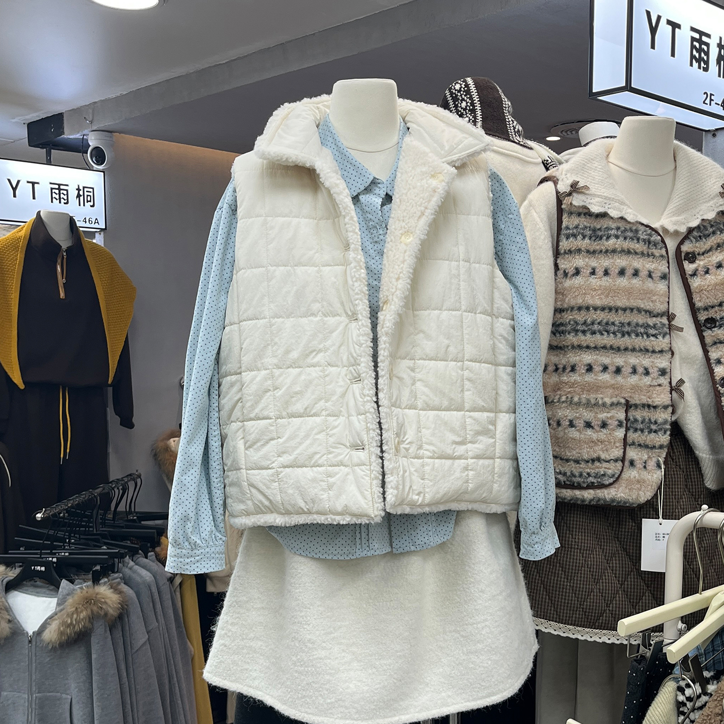 两面穿无袖马甲背心女羊羔毛外套