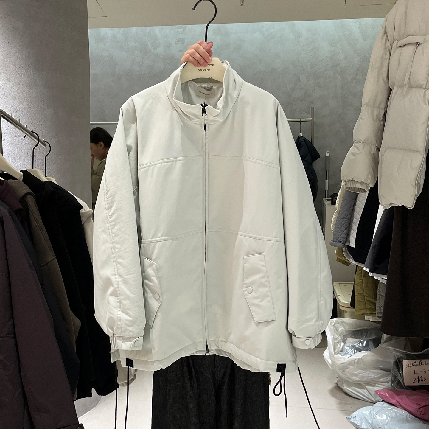 中长款风衣外套女宽松运动冲锋衣