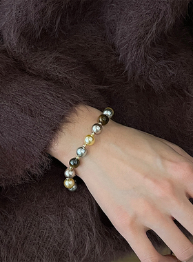 轻奢质感珍珠手链磁吸手串