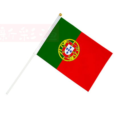 8号葡萄牙旗子手摇小旗子厂家7号批发刀旗订做广告旗串旗Portugal
