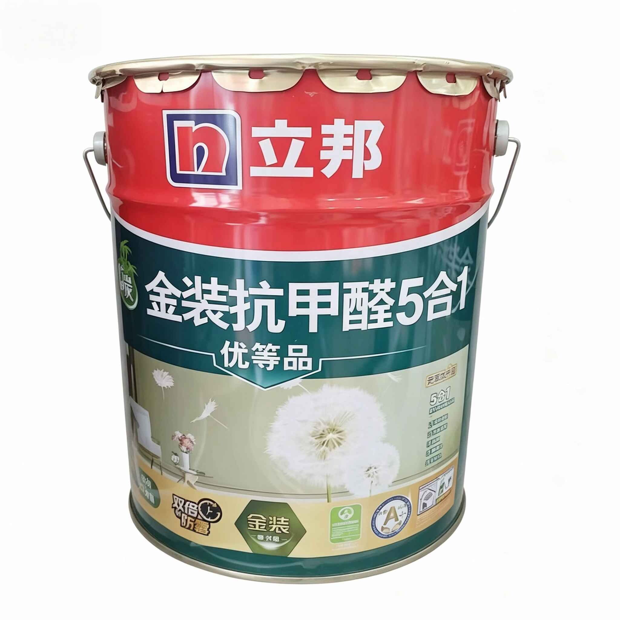 立邦金装抗甲醛五合一优等品乳胶内墙乳胶漆