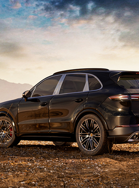 647-户外高级汽车场景海报C4D模型源文件OC渲染室内三维素材工程