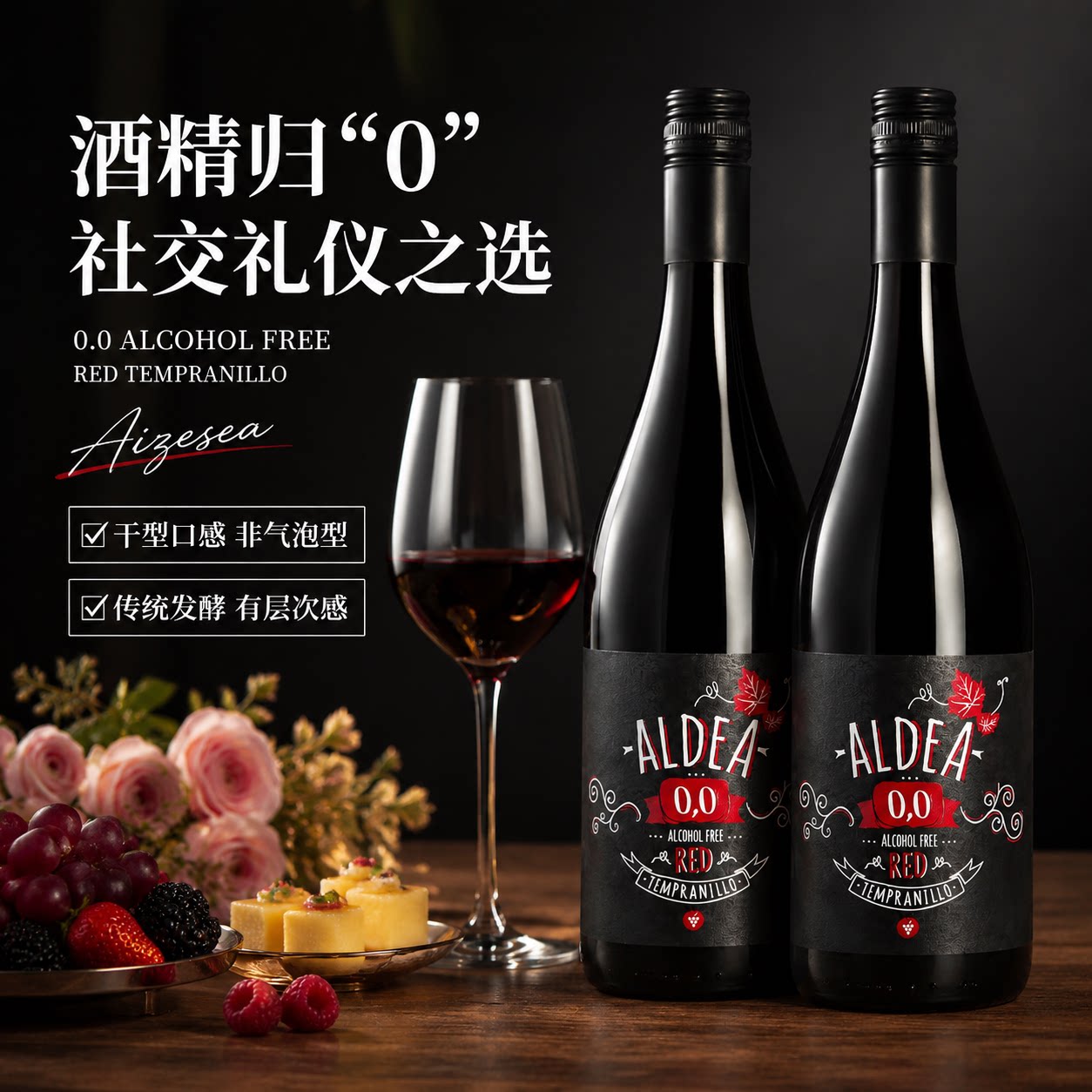 西班牙艾尔迪亚ALDEA发酵脱醇0度