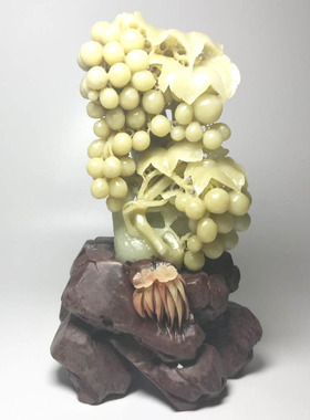 镇宅靠山封门青书房博古架摆件