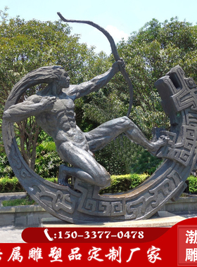 铸铜神话人物故事主题雕塑工艺品