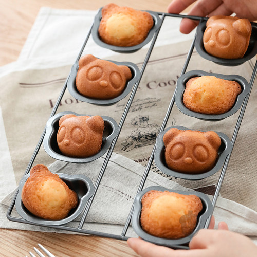 碳钢蛋糕模具卡通熊猫