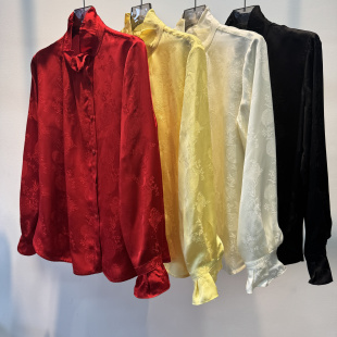 YS103 阅悦 花朵领口小衫 衬衫 G311 26年早春长袖