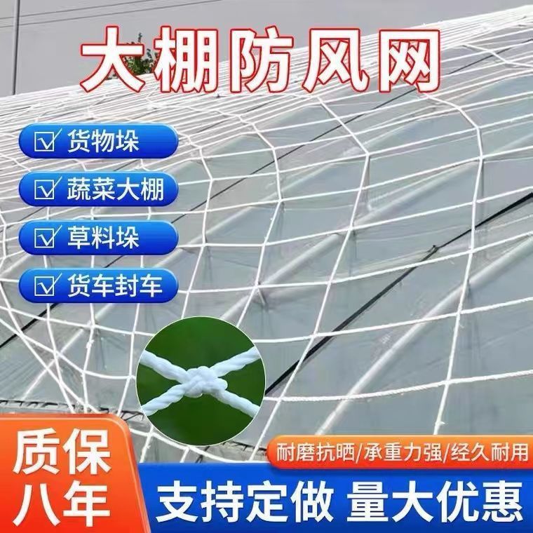 大棚防风网货物种植养殖尼龙防护安全网