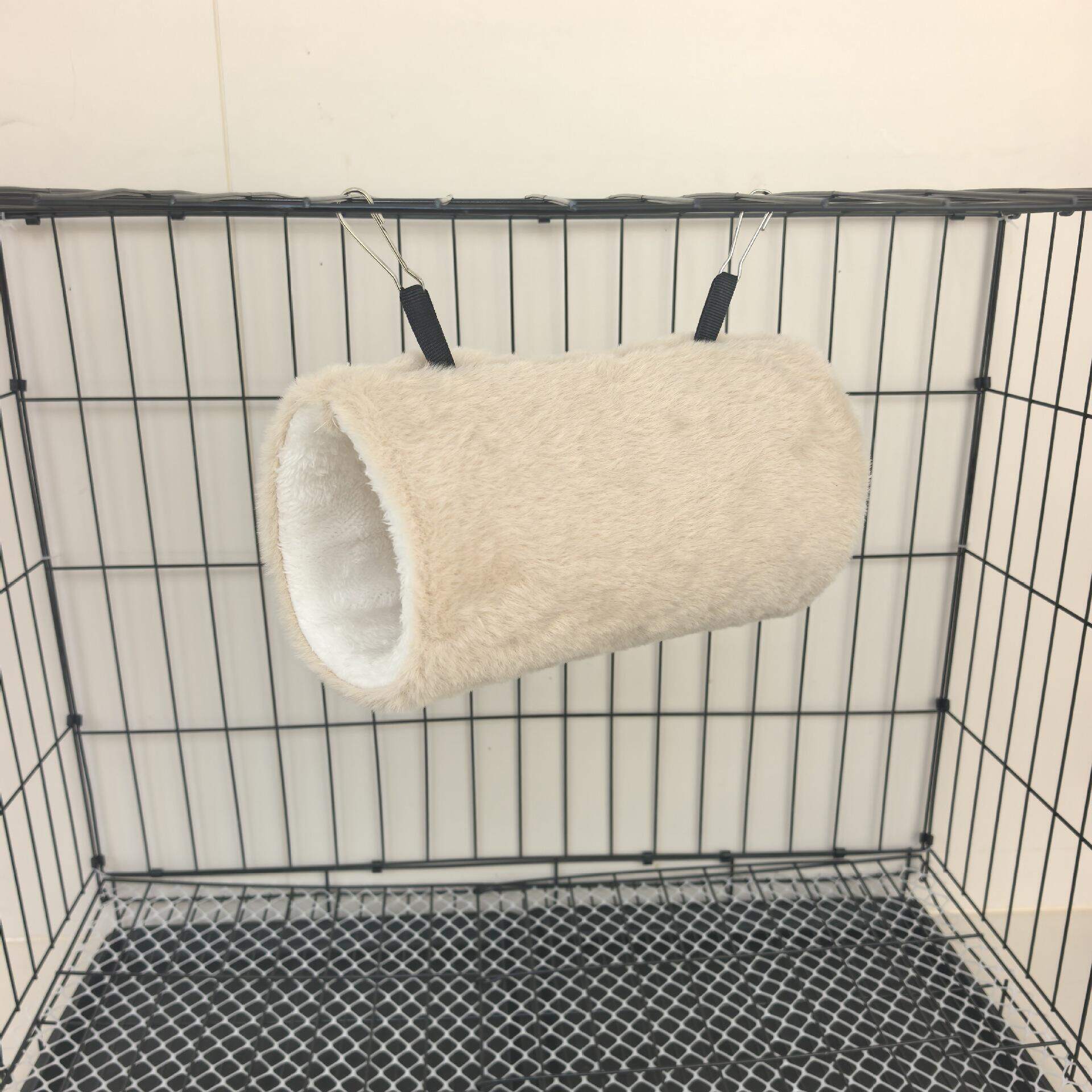 仓鼠窝荷兰猪蜜袋鼯过冬龙猫松鼠保暖用品小宠棉窝跨境小宠隧道窝