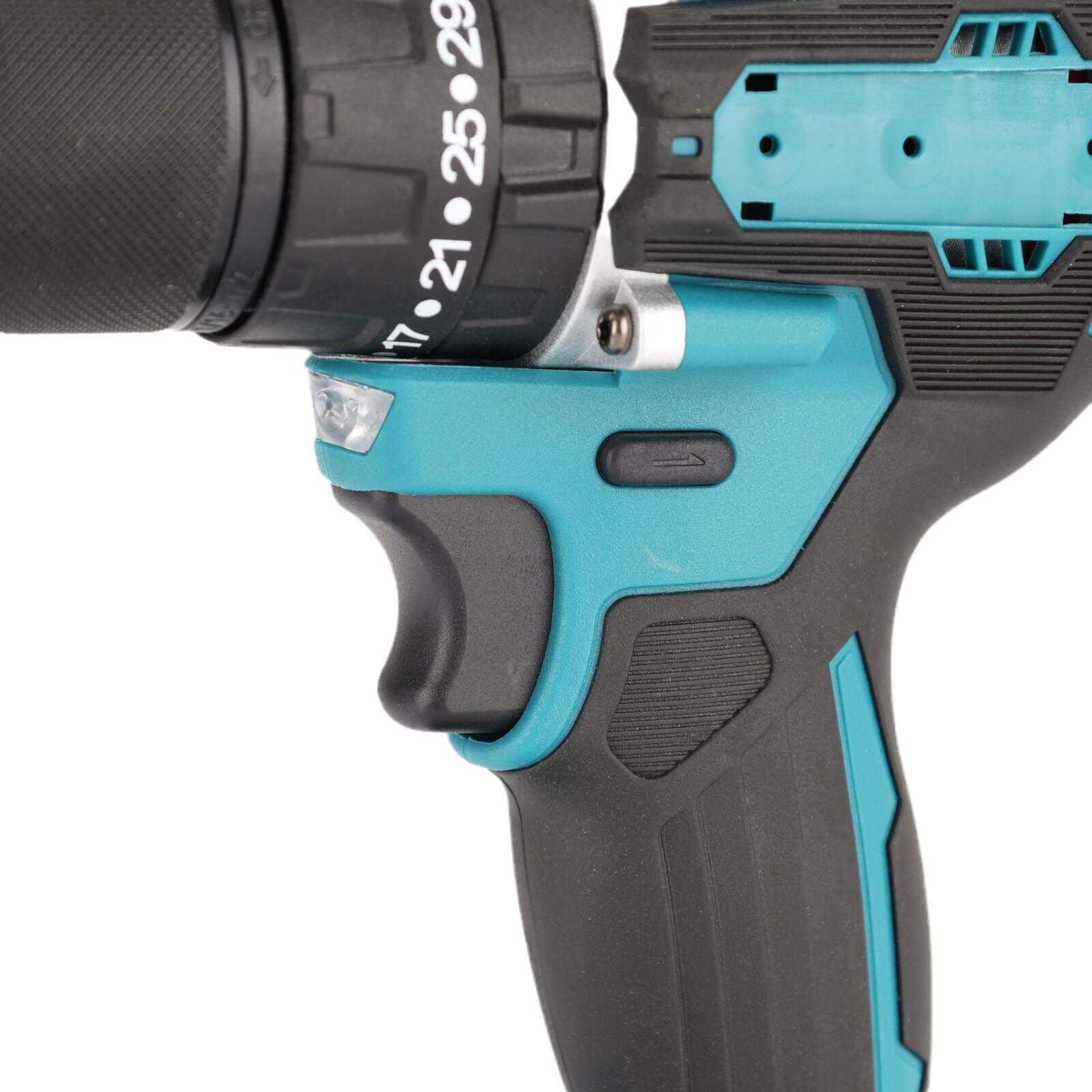 大功率无刷冲击钻手枪钻套装多功能锂电钻外贸手电钻家用充电