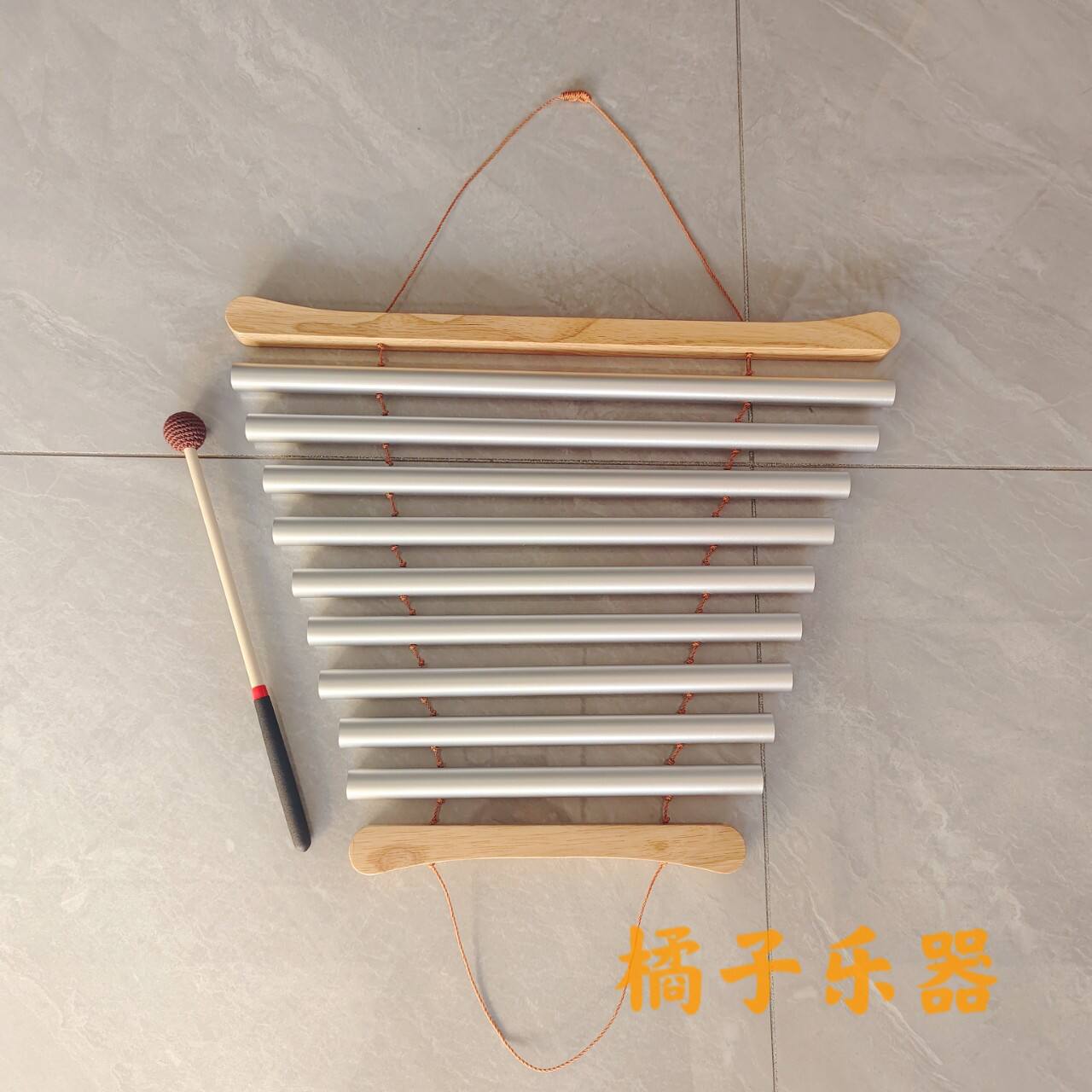 空灵音管疗愈乐器大自然手摇音束9音手摇风铃冥想音乐会户外打击