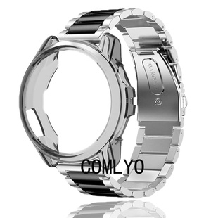 适用高驰COROS Pace 4手表保护壳表带不锈钢金属商务男女腕带