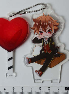 日本正版现货]迪士尼扭曲仙境  亚克力挂件 Ace Trappola（S