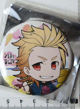 日本正版现货]刀剑乱舞 続 花丸 ×animatecafe特典徽章骚速剑（S