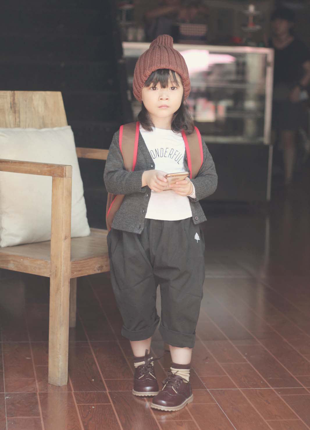 Chaussures enfants en cuir - semelle tendon - Ref 984195 Image 3