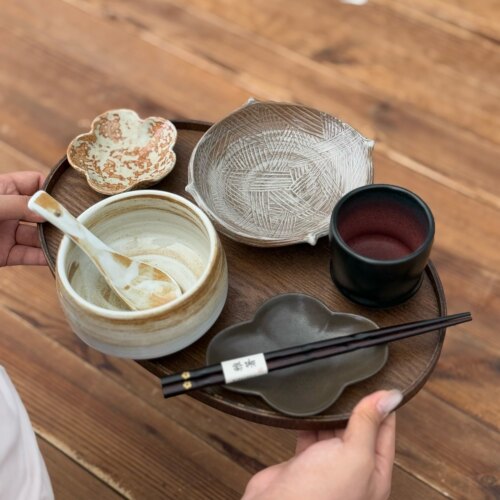 漫生活老板娘 棕意雅食 日式简餐一人食套装碗盘杯碟家用精致分餐