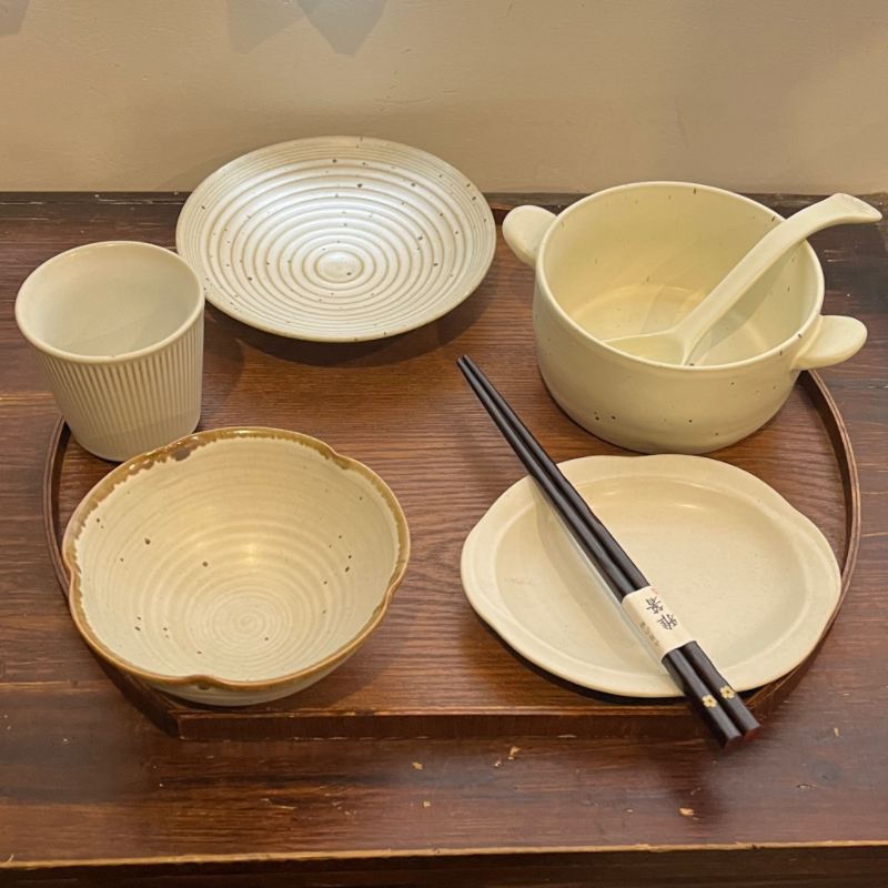 漫生活老板娘温暖如春一人食套装月子餐精致早餐托盘组合碗碟碗盘