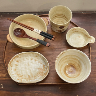 漫生活老板娘暖冬物语一人食碗碟碗盘组合套装月子餐会所餐厅简餐