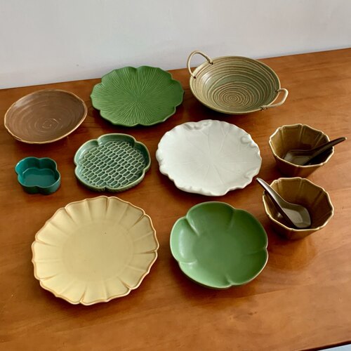 漫生活老板娘田间雅趣二人食餐具套装高级感碗碟碗盘家用餐厅套装