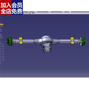 CL266-新能源电动车驱动桥设计[汽车三维CATIA+1张CAD图纸+说CAD