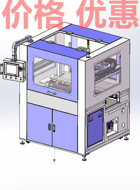 FPCB在线分板机X27213D图纸机械设计素材SW模型